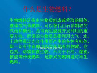 生物燃料PPT